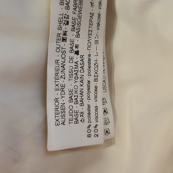 Zara white leather jacket with studs - Picture 16 of 16